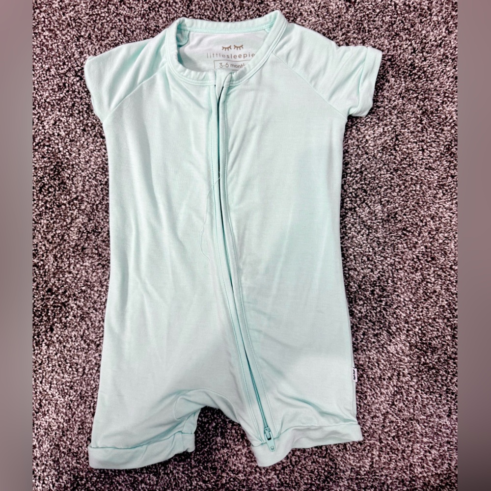 Little Sleepies Mint Shortie